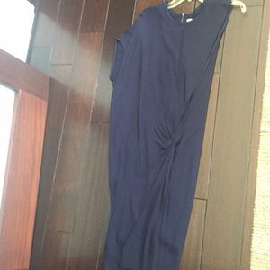 Helmet Lang navy dress